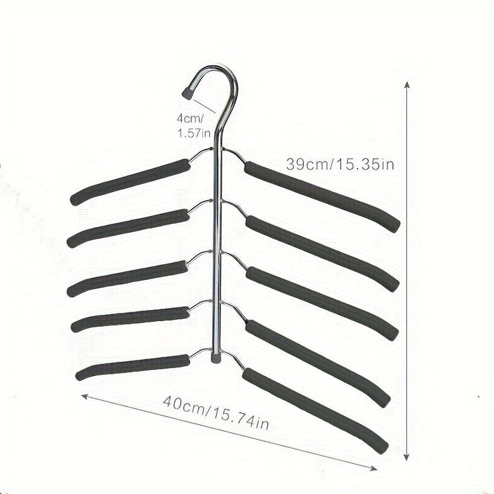 Percha Multi-capa Para Ropa, Tendedero De Metal, Ahorro De Espacio Y Organización Para Armario, Closet, Dormitorio
