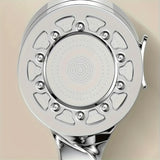 Cabeza de ducha de pared moderna de 25 patrones, sin electricidad, mano de ducha de alta presión para baño, ducha de agua caliente para hogar, grifo de baño de lluvia, 1 pieza