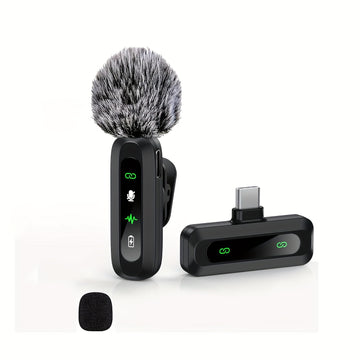 Micrófono de Radio con Clip para Solapa Inalámbrico