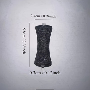 8-Pack Pearl Pouch Foot File Replacement Heads, Reemplazos de cabezales de rueda de pie para eliminación de piel muerta en talón, accesorios de herramientas de cuidado de pies hipoalergénicos