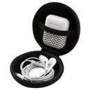 1pc Funda Suave Duradera para Kalimba y Piano de Pulgar - Bolsa de Almacenamiento Portátil de Material PP Negro con Cremallera para Auriculares Inalámbricos, Auriculares y Accesorios, Ideal para Músicos