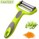 Pelador multifuncional 3 en 1 para frutas y verduras, cuchillo de pelar, rallador y triturador: ¡la herramienta de cocina definitiva! Accesorios de cocina