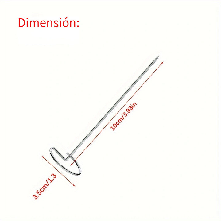10/20/30 piezas, accesorios para freidora de aire, selecciones de horneado en posición vertical para freidora de aire, horno, selecciones de horneado de acero inoxidable para barbacoa
