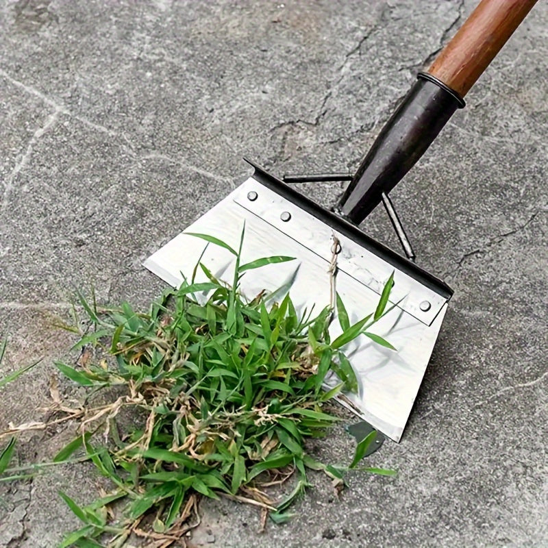 1pc Herramienta de Acero Inoxidable para Arrancar Malezas - Desmalezador Manual Multifuncional con Mango Ergonómico, Sin Necesidad de Electricidad para Jardín, Patio y Limpieza Exterior