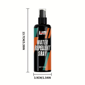 100ml Spray repelente al agua hidrofóbico - Recubrimiento antilluvia para parabrisas, espejos y cristales de automóviles, kit de pulido protector de larga duración