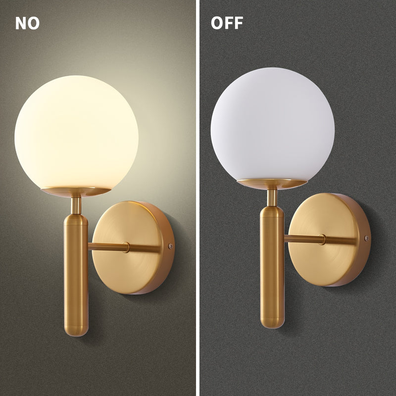 Lámpara de pared de metal moderna, adecuada para sala de estar, dormitorio, baño, pasillo, decoración de cabecera, control de interruptor, base de bombilla G9, excluyendo bombilla esférica.