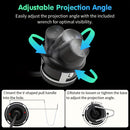 1set Luces Proyector de Alas de Ángel para Coche LED Luces de Bienvenida para Espejo Retrovisor Lateral de Puerta Iluminación Ambiental Luz de Desbloqueo/Bloqueo de 30 Segundos