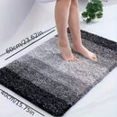 Tapete de baño de imitación cachemira - Suave, acolchado, antideslizante, fácil de mantener, lavable en máquina, tejido de poliéster, forma rectangular para el hogar, baño y entradas de inodoro, tapete de piso de baño | Tapete de baño acolchado | Tapete