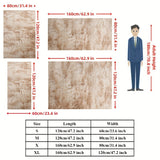 Alfombra de Área Esponjosa Beige Claro de Lujo - Suave, Peluda, Esponja de Alta Elasticidad, Base Antideslizante, Perfecta para Dormitorio, Sala de Estar o Debajo de la Mesa de Café - Decoración de Estilo Nórdico para el Hogar