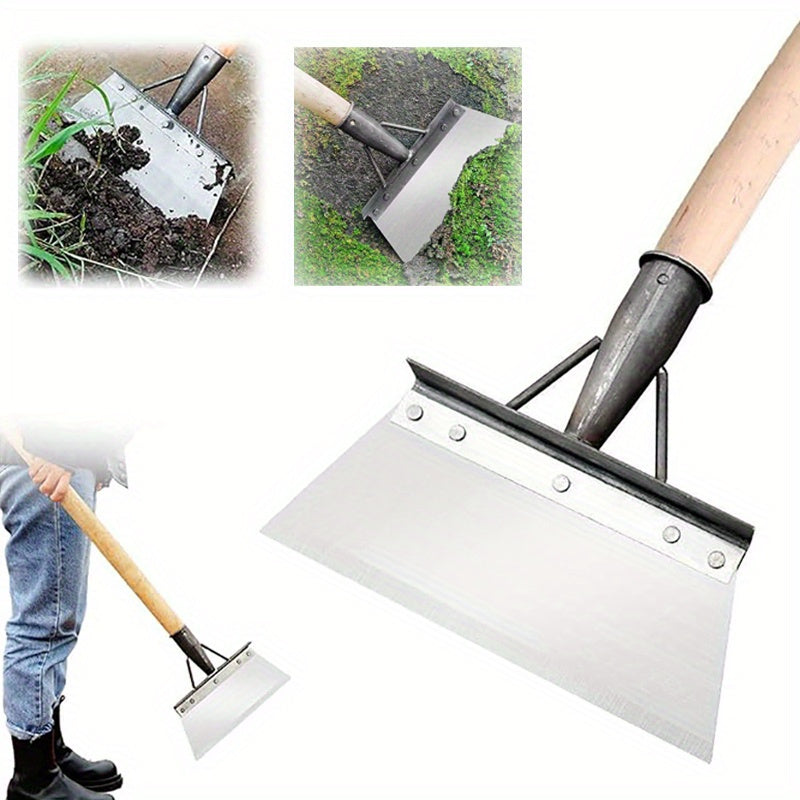 1pc Herramienta de Acero Inoxidable para Arrancar Malezas - Desmalezador Manual Multifuncional con Mango Ergonómico, Sin Necesidad de Electricidad para Jardín, Patio y Limpieza Exterior