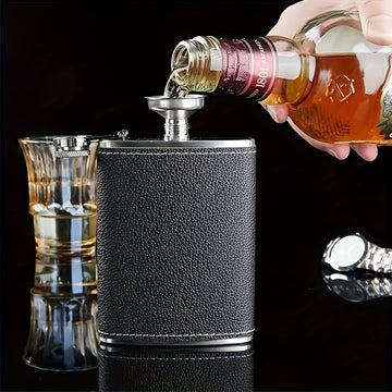 1pc Termo de Acero Inoxidable Duradero, Frasco Portátil de Bolsillo para Actividades al Aire Libre, Accesorios de Bar, Portador de Bebidas