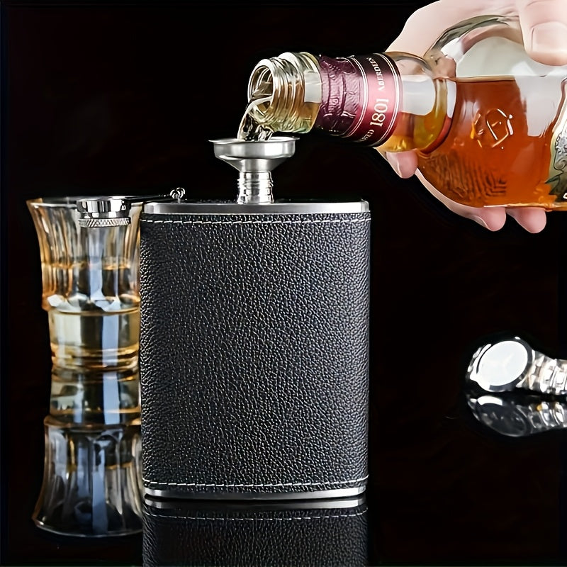 1pc Termo de Acero Inoxidable Duradero, Frasco Portátil de Bolsillo para Actividades al Aire Libre, Accesorios de Bar, Portador de Bebidas