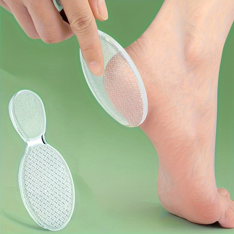 Nano Vidrio Limas Para Pies, Raspador De Doble Cara Para Pies, Escobilla Para Tacones, Removedor De Callos, Exfoliante, Cuidado De Pedicura, Herramienta De Limas Para Pies, Accesorios