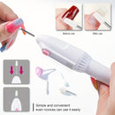 Amoladora de Uñas 5-en-1 con Batería y Cinco Cabezales de Molienda para Manicura y Arte de Uñas DIY