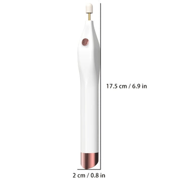 Máquina de esmalte de uñas eléctrica Mini esmalte de uñas, máquina de esmalte de uñas portátil escrita Herramienta de esmalte de uñas, adecuada para esmalte de uñas y mantenimiento, una variedad de herramientas de molienda, pequeña y portátil