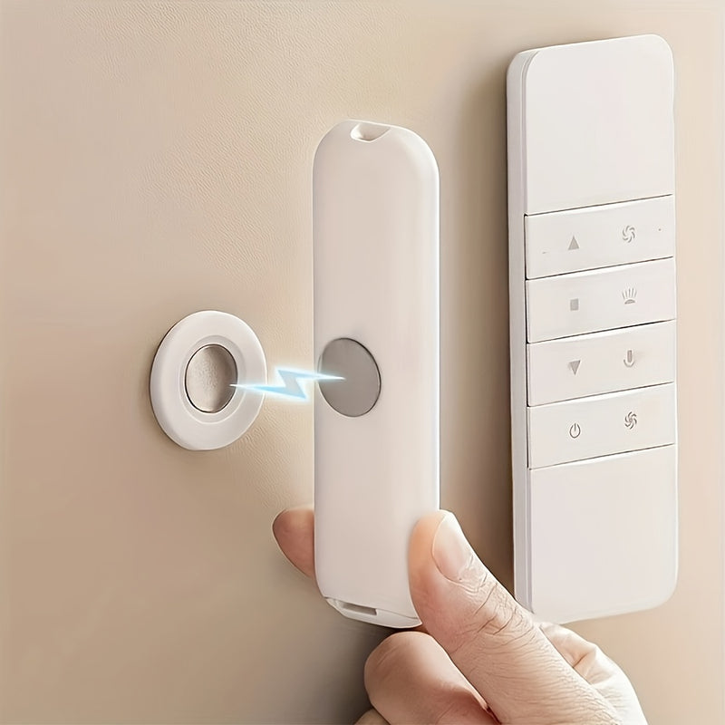 6/10pcs Ganchos Magnéticos Fuertes - Fácil Instalación de Soporte de Control Remoto Montado en la Pared, Organizador Multifuncional para Nevera y Hogar, Adhesivo Sin Taladro, Ideal para Almacenamiento de Enchufes de CA