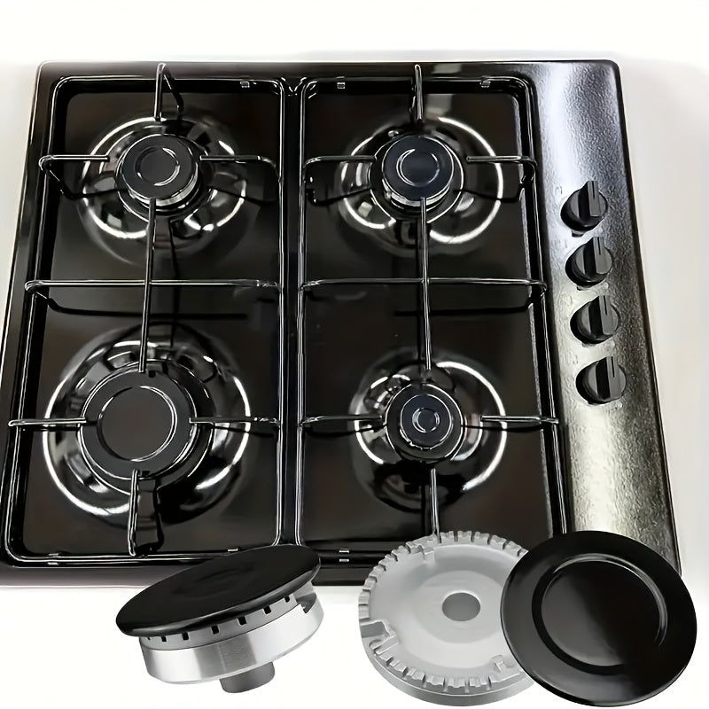 Un juego de 4 tapas para estufa de gas, adecuadas para estufas Sabaf - cubiertas de repuesto duraderas sin baterías, opciones de tamaño múltiples incluyendo 55mm, 75mm y 100mm