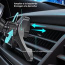 Soporte para Rejilla de Aire Acondicionado de Coche LCARS - Gancho Triangular Giratorio de ABS Duradero con Cierre Metálico para una Fácil Instalación de Accesorios