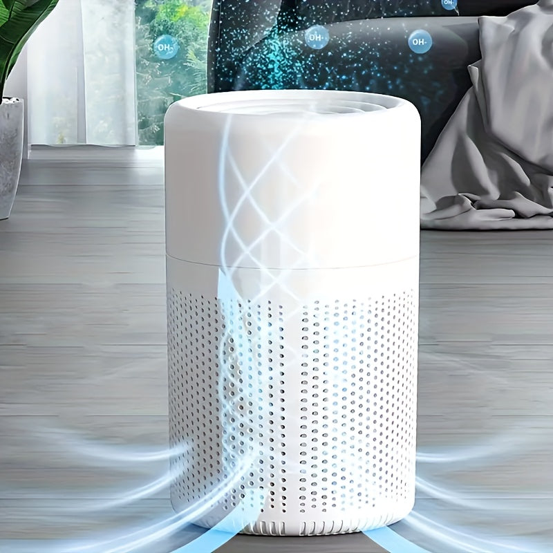Purificador de aire HEPA para el hogar con esponja aromática, elimina olores para oficina, sala, habitaciones, ideal para fumadores, polvo, polen, caspa de mascotas, ambientador para auto, dormitorio u oficina