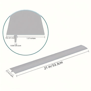 Cubierta de abismo para estufa de gas de 21/25 pulgadas - Protector de costuras de cocina de silicona, resistente a aceites y manchas, fácil de limpiar, le da un toque moderno a tu cocina, 1 unidad