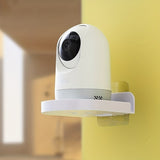1 pza. Estante flotante transparente para monitor adhesivo para cámaras de seguridad y monitores para bebés - Estante de pared sin taladrar para decoración de oficina/hogar/estantes de almacenamiento de servicios públicos de baño