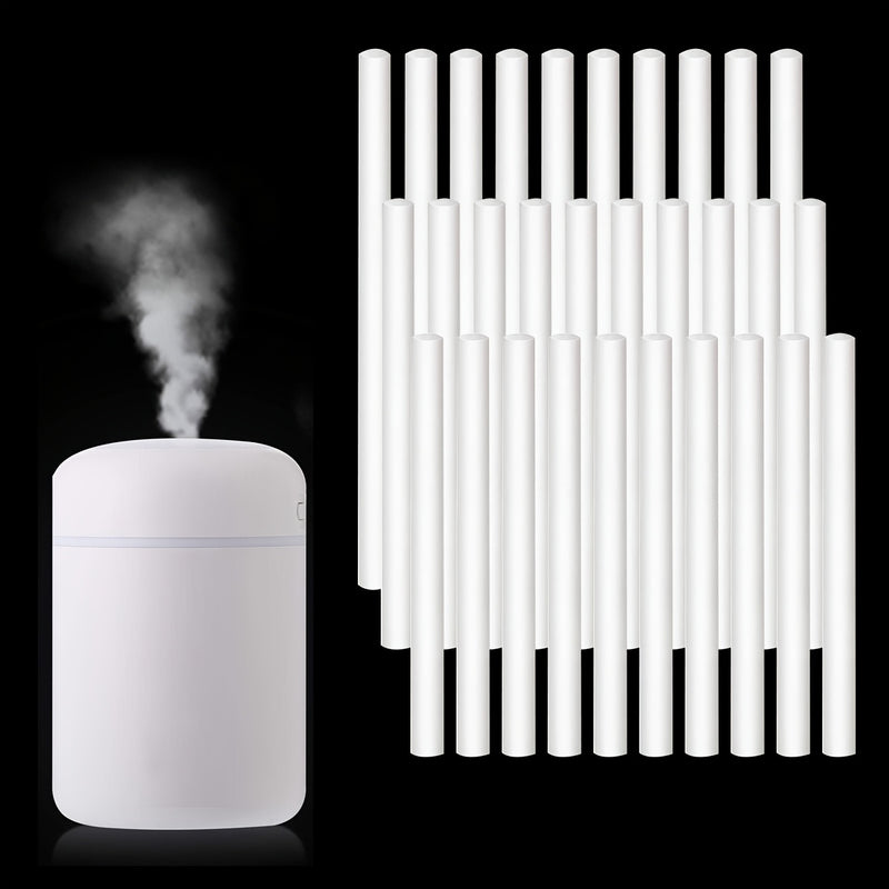 10 piezas/juego de cerillas de reemplazo para humidificadores, cerillas absorbentes, cerillas de reemplazo para fresadores de aire de coche, control de humedad, aromaterapia de coche, accesorios para humidificadores