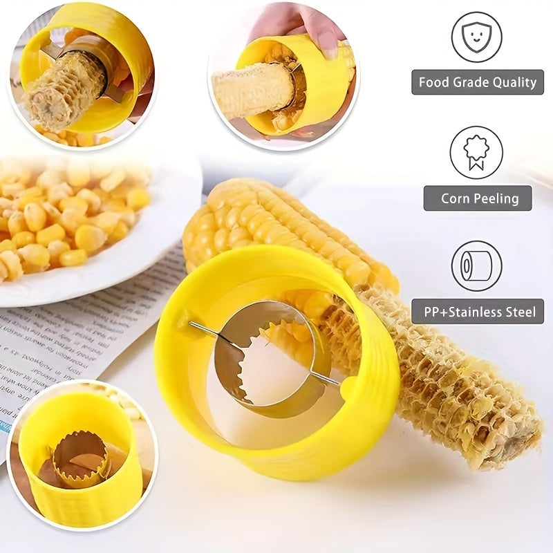 Desgranador de Maíz, Pelador, Cortador de Espigas, Desgranador de Frutas y Verduras, Herramientas de Cocina, Accesorios de Cocina, Removedor de Espigas