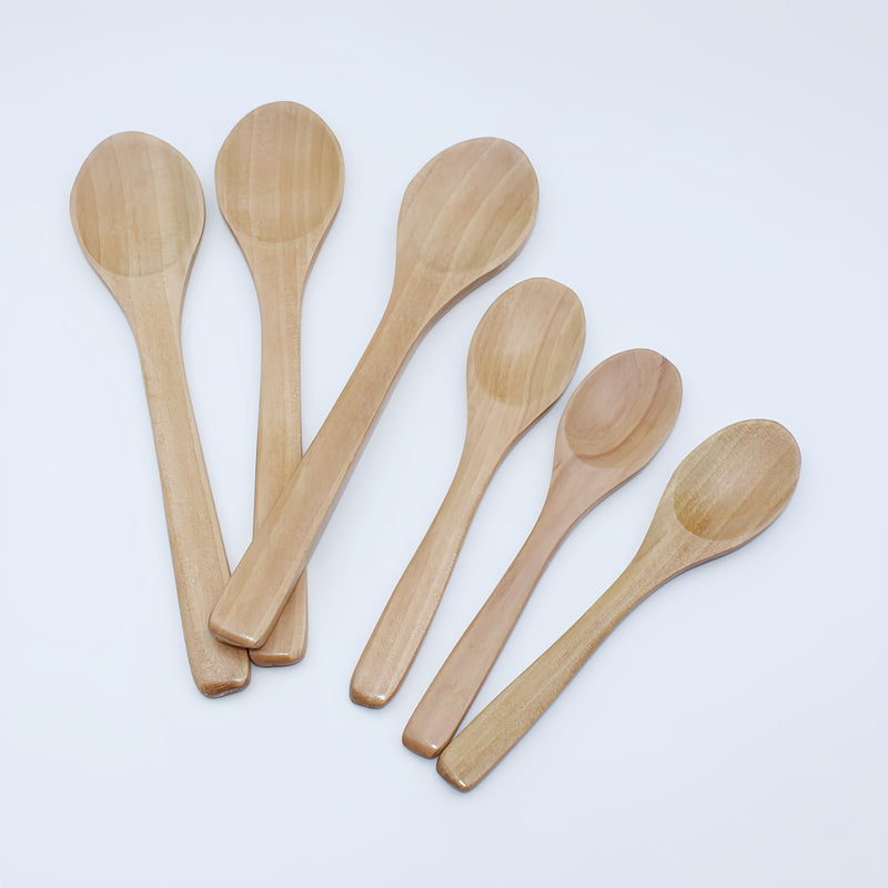Utiliza esta cuchara de madera maciza hecha a mano que es reutilizable y fácil de limpiar para mezclar en casa, como espátula para postres, pala para miel o pala para helado
