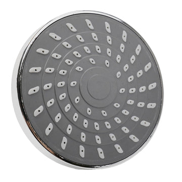 Cabezal de ducha ajustable de lluvia montado en la pared - Grifo de baño portátil giratorio de 360° con varios modos de aspersión, resina ABS duradera y acabado cromado para encierros de ducha modernos, boquilla de alta calidad, instalación sin taladro,