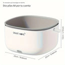 SMAT HOME Lavadora portátil de frutas y verduras, máquina de limpieza multifuncional, alimentada por batería, material PP, ≤36V, sin batería incluida, diseño de mango fácil de arco