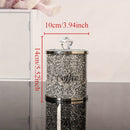Conjunto de 3 Piezas de Tarros de Vidrio con Diamantes Brillantes para Dulces y Té - Impermeables, Tarros de Almacenamiento Multiusos para Granos de Café, Azúcar y Más, Baúles de Almacenamiento para la Organización del Hogar