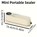 1pc Máquina Selladora Automática de Alimentos con Sello al Vacío, Sellador Portátil USB con Operación de Un Toque, Diseño Compacto para Frescura - Ideal para Preparación de Comidas, Camping, Cocina y Congelador - Compatible con Carne, Verduras, Snacks, P