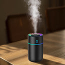Humidificador ultrasónico portátil de 230 ml, difusor de aroma de nano niebla de plástico multisala con alimentación USB y funcionamiento silencioso para dormitorio, oficina y escuela - 1 unidad