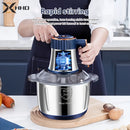 Procesador de Alimentos 2L-5L, Picadora Multifuncional para Verduras y Ajo, Trituradora de Jugos y Fideos – Herramienta Esencial en la Cocina, Ideal para Cebollas y Ensaladas – 5 Velocidades