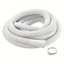 Manguera de Drenaje Flexible para Lavadora Blanca - Plástico Duradero, Accesorio Esencial para Electrodomésticos