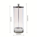 Vaso de Esterilización para Herramientas de Belleza, Botella de Desinfección para Salón de Peluquería, Vaso de Agua Estéril para Cuidado de Uñas, Botella de Vidrio para Esterilización