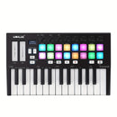 Orca Mini25 Teclado Controlador MIDI USB de 25 Teclas Controlador MIDI USB Con 16 Pads Desencadenantes RGB Retroiluminados Con Retroiluminación RGB