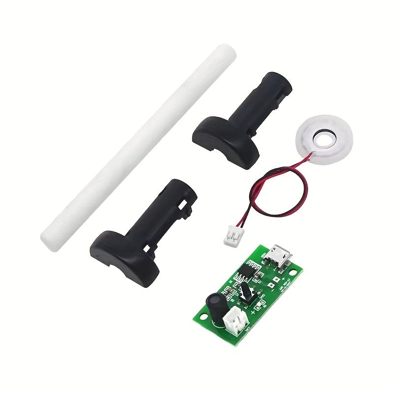 Kit DIY de Humidificador Mini USB con Atomizador y Placa de Circuito Controlador, Placa de Nebulización de Película en Spray Oscilante