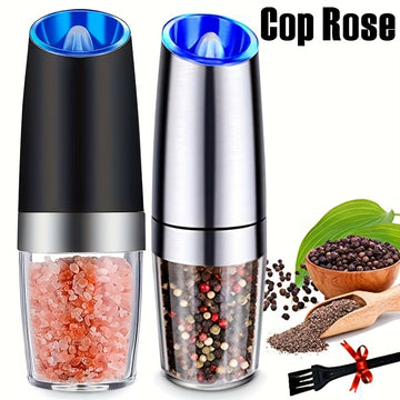 1pc Molinillo de Pimienta Automático, Molinillo de Sal Ajustable, Molino de Especias para el Hogar, Molinillo Eléctrico de Comino para Cocina, Utensilios de Cocina