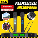 Conjunto de Sistema de Micrófono Dinámico Inalámbrico para Karaoke en Casa con Micrófono Profesional UHF XLR NXG, Utilizado para Discurso y Sonido en Bodas e Iglesias