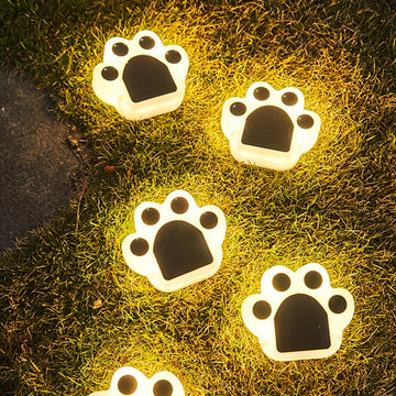 Linterna Solara de Pata de Oso con LED para Iluminación Exterior, Luz Decorativa de Paisaje, Luces Solares para Jardín, Luces de Césped para Caminos, Patio, Terraza, Entrada y Acera, Decoración Festiva