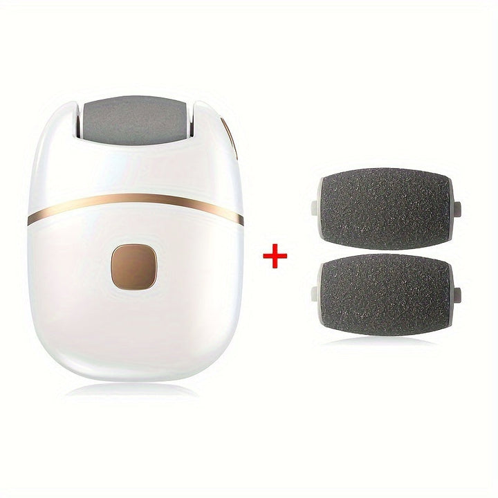 Lijadora eléctrica recargable para pies - Carga USB, batería de litio, sin aceite, pies suaves y cuidado de uñas, no necesita fuente de alimentación, cortadora para pies.