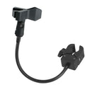 Clip de Micrófono Ajustable con Cuello de Ganso Curvado de 180° y Conector XLR, Soporte Antigolpes de Manguera Metálica Fuerte para Podcasts, Conferencias y Ponencias -