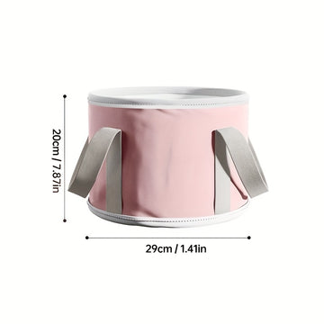 Balde portátil para remojar pies, con aislamiento térmico y plegable, ideal para dormitorios y uso en el hogar