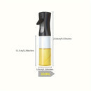 1 pza. 220ml/320ml Botella pulverizadora de aceite de oliva de cocina de alta presión a prueba de fugas para barbacoa, freidora de aire, aceite pulverizador para acampar, herramienta de cocina