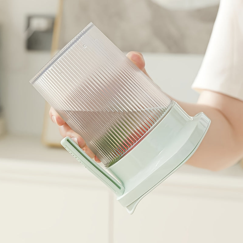 1pc Colador para Yogur Griego de Alta Resistencia con Tela Filtro - Herramienta Manual No Eléctrica para Yogur Casero, Queso y Leche de Soya, Paneer - Diseño Fácil de Limpiar, Organizador Compacto para Encimera - Ideal para Hogar, Dormitorio u Oficina -