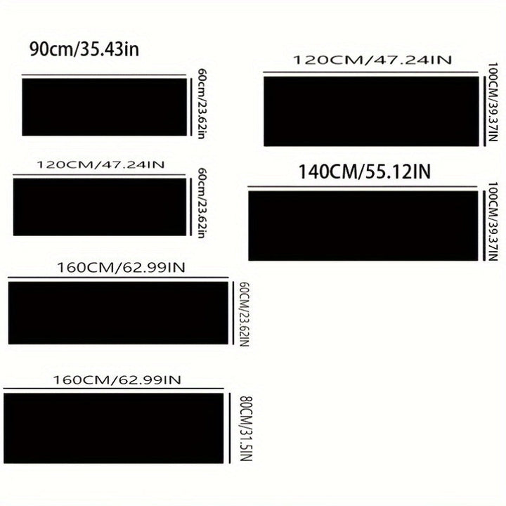 Alfombra de felpa negra profunda de lujo - Suave, hipoalergénica y liviana, fácil de limpiar - Ideal para sala, dormitorio y más - Hecha a mano en poliéster, antideslizante, forma rectangular, alfombras para sala