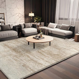 Alfombra de Terciopelo 850g/m² Estilo Retro con Cristales, Tejido Plano Ligero y Rayas para Oficina o Jardín - Antideslizante, Diseño Nórdico Geométrico Elegante en Varios Tamaños, Adecuada para Sala, Dormitorio o Comedor, Textura Suave y Cálida que Apor