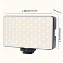 Luz de Video LED RGB ZOMEI WL-R2 - Portátil, Recargable, Panel de Luz para Cámara con Color Completo de 0-360°, CRI 95+, Temperatura Ajustable (2500-9000K), Brillo Regulable para Vlogging, Fotografía y Transmisión en Vivo