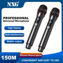 Sistema de micrófono inalámbrico profesional NXG, anti-retroalimentación, cancelación de ruido, para escenario, KTV en casa, presentaciones, conferencias, actuaciones – Tipo-C USB, doble alimentación por batería/USB, ≤36V, batería de litio recargable 186